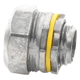 Conector Recto para tubo tipo Liquidtight de 1/2" (13 mm). 