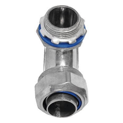 Conector Curvo para tubo tipo Liquidtight de 1/2"  (13 mm). Compatible con ANC-COT12.