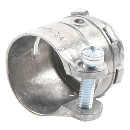 Conector recto para tubo flexible de 3/4" (19 mm)