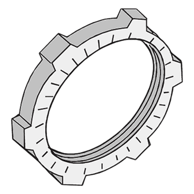 Contratuerca Metálica Zamac de 3/4" (19 mm)