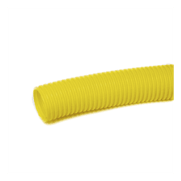 Tubo Corrugado Abierto para Protección de Cables, 1.50in (38.1 mm) de Diámetro, 152.4 m de Largo, Color Amarillo