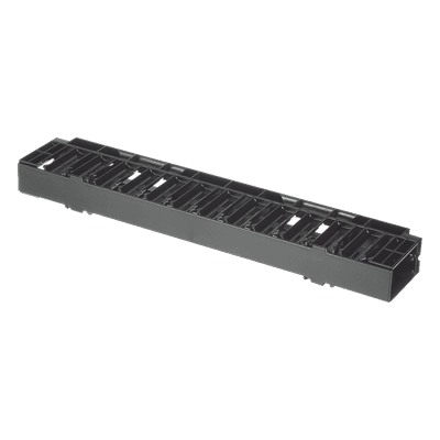 Organizador de Cables Horizontal NetManager, Sencillo (Solo Frontal), Para Rack de 19in, 1UR