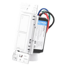 Interruptor on/off inalámbrico de pared para iluminación y ventiladores, 120 V, requiere neutro, control con Pico o desde la app con Smart Bridge, Caseta Wireless