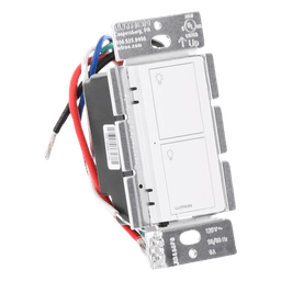 Interruptor on/off inalámbrico de pared para iluminación y ventiladores, 120 V, requiere neutro, control con Pico o desde la app con Smart Bridge, Caseta Wireless