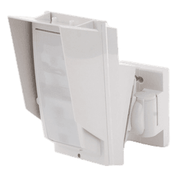 Detector de Movimiento PIR / 100% Exterior / Cableado / 24 m (78.7 ft) de Alcance / IP65 / Giro 180° / Instalación a 3 m / Compatible con Cualquier Panel