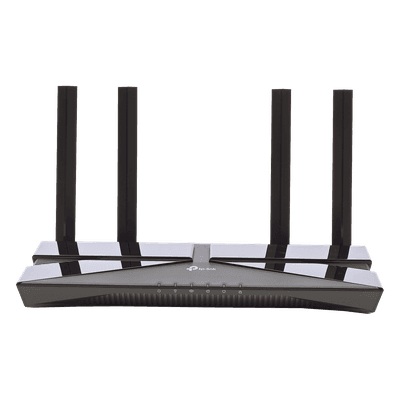 Router WiFi 6 AX 1500Mbps / MU-MIMO 2X2 y OFDMA / 1 Puerto WAN 10/100/1000 Mbps / 4 Puertos LAN 10/100/1000 Mbps / 4 Antenas Beamforming
