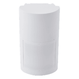 Detector de Movimiento Pasivo / Inalambrico (alimentación) / Altura de montaje 0.8m a 2.7 m  ajustable  / 100% Exterior / Compatible con cualquier panel de alarma