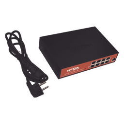  Switch Administrable de 8 puertos Gigabit Ethernet con PoE 802.3 af/at y 24V Pasivo + 2 SFP Gigabit, 150 W