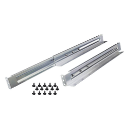 Kit de Rieles Para Racks de 4 Postes, Para UPS de 1 a 3 UR, Profundidad Ajustable, Soporte de Peso de 104.78 Kg