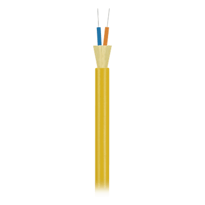 Cable de Fibra Óptica de 2 Hilos (G.657.A1), Monomodo OS2 9/125, Interior, Tight Buffer 900um, No Conductiva (Dieléctrica), Riser, Precio Por Metro