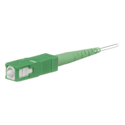 Conector de Fibra Óptica Tipo Splice-On, Monomodo SC/APC, Para Fibra de 250/900um, Color Verde