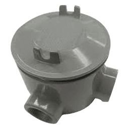 Caja con Tapa Tipo GRL de 3/4" (19 mm) / Caja a Prueba de Explosión/ Para Áreas Peligrosas / Libre de Cobre.
