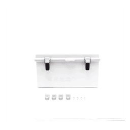 Gabinete de Plástico ABS, Uso en Intemperie ip66 (300 x 300 x 180 mm) Cierre por Broche Inoxidable y Permite Cerrado con Candado y Llave (Perno 5mm) No Incluido