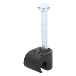 Grapa negra para Fibra óptica redonda de 3 mm (100pzs) (3101-00400)