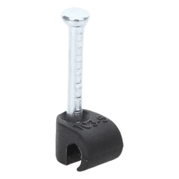 Grapa negra para Fibra óptica redonda de 3 mm (100pzs) (3101-00400)