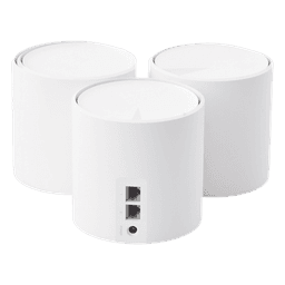 Kit 3 Routers Inalámbricos MESH Interior para Hogar / Doble Banda Wi-Fi 6 AX1800 Mbps / 2 Puerto Gigabit WAN/LAN / 2 Antenas Internas / Administración Mediante la App Deco (iOS, Android) / Protección HomeShield