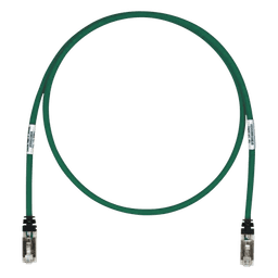 Patch Cord Cat6A, Blindado S/FTP, CM/LS0H, 3.05 Metros (10 Pies), Color Verde