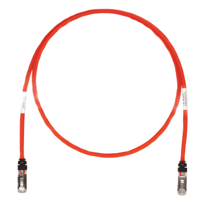Patch Cord Cat6A, Blindado S/FTP, CM/LS0H, 1.52 Metros (5 Pies), Color Rojo