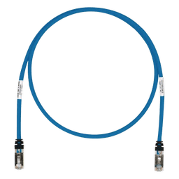 Patch Cord Cat6A, Blindado S/FTP, CM/LS0H, 0.91 Metros (3 Pies), Color Azul