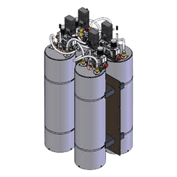 Combinador SINCLAIR, 4 Canales, 148-174 MHz, Cav. de 7", Montaje Rack 19", 125 Watt, N Hembras.