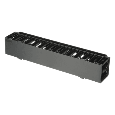 Organizador de Cables Horizontal NetManager, Sencillo (Solo Frontal), Para Rack de 19in, 2UR