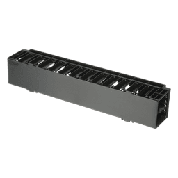 Organizador de Cables Horizontal NetManager, Sencillo (Solo Frontal), Para Rack de 19in, 2UR