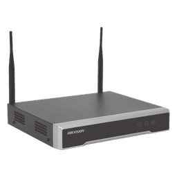 NVR 4 Megapixel / 4 canales IP / 1 Bahía de Disco Duro / 2 Antenas Wi-Fi / Salida de Vídeo Full HD