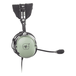 Auriculares de Aviación / Atenuación Pasiva NRR 23 dB / Micrófono Electret M-7A / Cable Bobina 5' (1.5 m) / Conector U-174/U / Helicópteros