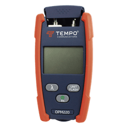 Medidor de Alta Potencia (Micro OPM) para Fibra Óptica con Localizador Visual de Fallos (VFL), Entrada Universal de 2.5 mm (para Conectores SC, ST y FC), Rango de Medición: -50 a +26 dBm