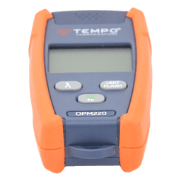 Medidor de Alta Potencia (Micro OPM) para Fibra Óptica con Localizador Visual de Fallos (VFL), Entrada Universal de 2.5 mm (para Conectores SC, ST y FC), Rango de Medición: -50 a +26 dBm