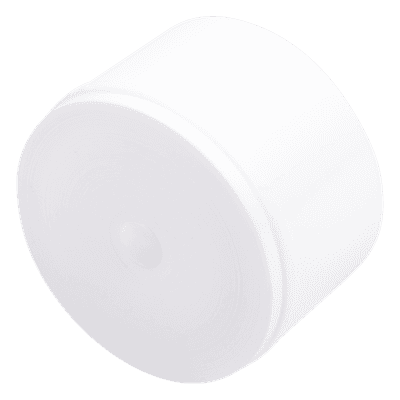 Tapón de Alta Resistencia con Anti UV para Postes de Cercos Eléctricos / 1" (25.4 mm) / Polipropileno Virgen / Color Blanco / Instalación por Presión