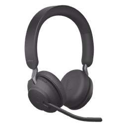 Jabra Evolve2 65, Auricular stereo versión UC con aislamiento de ruido activa, dongle USB-A indicador de ocupado (Busylight) (26599-989-999)