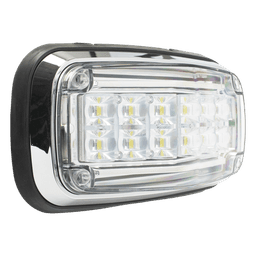 Luz de advertencia 8 X 4", Color Claro, IP67, SAE, Ideal para Ambulancias