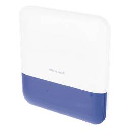 (AX PRO) Sirena Inalámbrica con Estrobo Azul para Exterior IP65 / 110 dB
