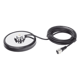 Montaje magnetico para antenas de 3/4" (Nmo), 5 m de cable RG-58A/U, conector UHF (PL-259) macho, diámetro de 5"