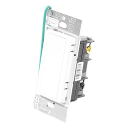 Interruptor de pared on/off para sistema RadioRA 2, doble voltaje 120/277 V, 8 A en iluminación y motores de 1/10 HP (3 A), dos hilos sin cable neutro, unipolar o multilocalización