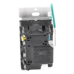 Interruptor de pared on/off para sistema RadioRA 2, doble voltaje 120/277 V, 8 A en iluminación y motores de 1/10 HP (3 A), dos hilos sin cable neutro, unipolar o multilocalización