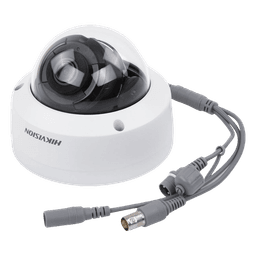 Domo TURBOHD 2 Megapixel (1080p) / Lente 2.8 mm / 30 mts IR EXIR / TVI-AHD-CVI-CVBS / IK10 / IP67 / WDR 120 dB / Ultra Baja Iluminación / Metal