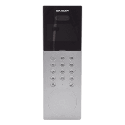 Videoportero IP Multiapartamento con Reconocimiento Facial / Llamada a App HikConnect (requiere monitor) / Protección IP65 / Apertura por Rostro, Tarjeta o App 
