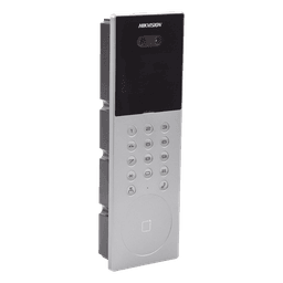 Videoportero IP Multiapartamento con Reconocimiento Facial / Llamada a App HikConnect (requiere monitor) / Protección IP65 / Apertura por Rostro, Tarjeta o App 