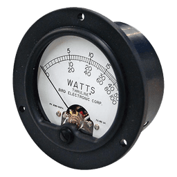 Carátula-Medidor de Reemplazo para Wattmetro BIRD 43.