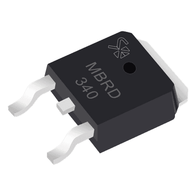  Diodo Rectificador Schottky, 3 Amp., 40 PIV, para SMD, Montaje DPAK, Tipo Anodo Dual.