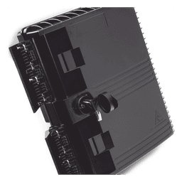 Cierre de Empalme para 24 fusiones de fibra óptica, Interior/Exterior, con 8 acopladores SC/APC y splitter 1x8 SC/APC Incluido, IP65