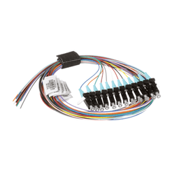 Kit de 12 Pigtails con Conector LC, Multimodo 50/125 OM3, 900um, de 1 Metro (3.28 Pies)
