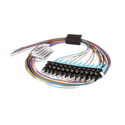Kit de 12 Pigtails con Conector LC, Multimodo 50/125 OM3, 900um, de 1 Metro (3.28 Pies)