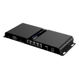 Kit Divisor y Extensor HDMI (Extender Splitter) | Divide 1 Fuente HDMI a 4 Pantallas | Extiende la señal HDMI hasta 120 m | Resolución 4Kx2K @ 60 Hz | Cat 6/6a | Uso 24/7 | Longitud del cable autoajustable 