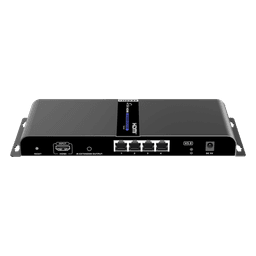 Kit Divisor y Extensor HDMI (Extender Splitter) | Divide 1 Fuente HDMI a 4 Pantallas | Extiende la señal HDMI hasta 120 m | Resolución 4Kx2K @ 60 Hz | Cat 6/6a | Uso 24/7 | Longitud del cable autoajustable 