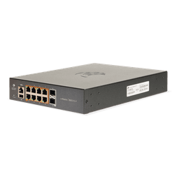 Switch PoE cnMatrix Ex1010-P / 8 Puertos Gigabit PoE 802.3af/at + 2 SFP / Capa 2 / Gestión en la Nube Gratuito