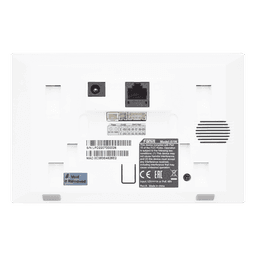Monitor IP/SIP para interior, Wi-Fi, pantalla a color de 4.3", audio de 2 vías, PoE, 8 interfaces de entrada de alarma.