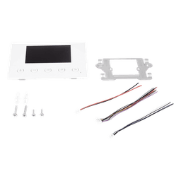 Monitor IP/SIP para interior, Wi-Fi, pantalla a color de 4.3", audio de 2 vías, PoE, 8 interfaces de entrada de alarma.